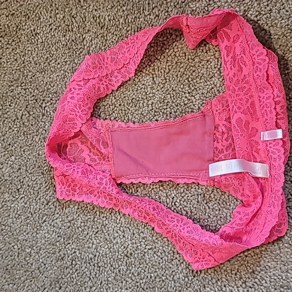 Vintage PINK Lace String Bikini Panty - Picture 4 of 4